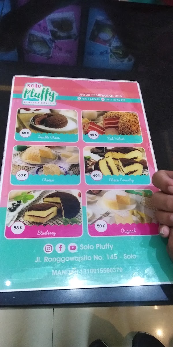 Solo Pluffy Menu - Image 2